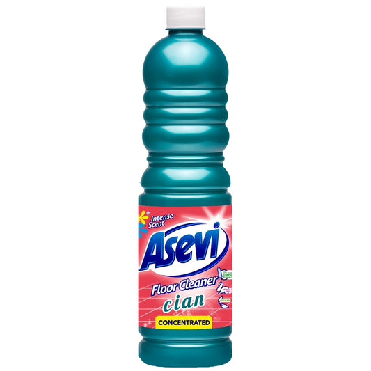 Asevi Concentrated Hard Floor Cleaner Liquid Dirt Remover Cian 1L