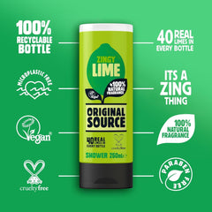 Original Source Body Shower Gel 3 Pcs Bundle Set Natural Fragrance Scent 250ml