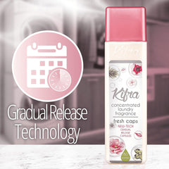 Kifra Fresh Caps Concentrated Laundry Rinse Fragrance Gentle Clothes 200ml