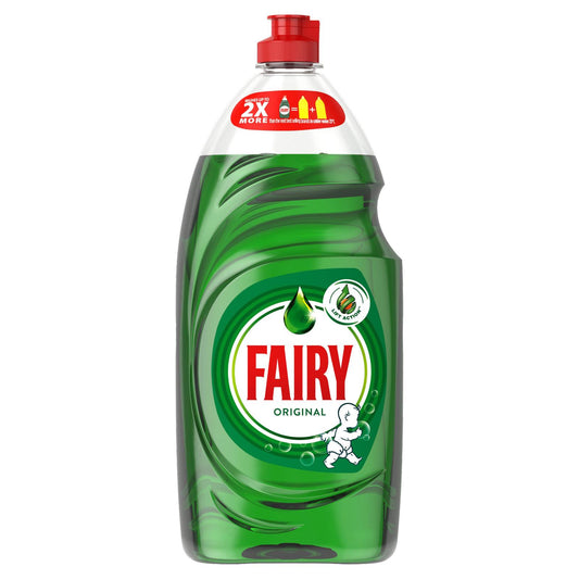 Fairy Washing Up Liquid Kitchen Dish Grease Cleaner Dirt Remover Original 1015ml