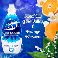 Asevi Laundry Scent Booster Blue Liquid Freshener Fragrance 36 Washes 720ml