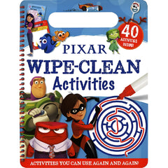 Disney Pixar Wipe Clean Activities Book For Kids Children Draw Write Repeat