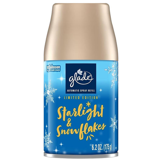 Glade Automatic Refill Spray Room Home Air Freshner Starlight & Snowflakes 269ml