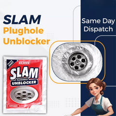 Kilrock Slam Plughole Unblocker Kitchen Hair Clog Dirt Cleaner
