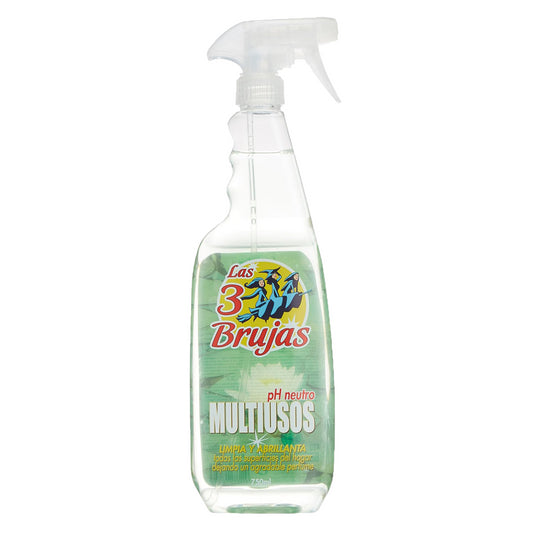 3 Witches Multipurpose Surface Cleaner Spray Glass Mirror Countertops 750ml