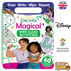 Disney Clean & Wipe Activities Encanto Magical For Kids Draw Write Repeat