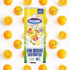 Neutradol Dust Bin Freshener Odour Destroyer Powder Citrus Fresh Fragrance 350G