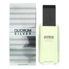 Puig Quorum Silver Eau de Toilette 100ml Mens Fragrance Spray