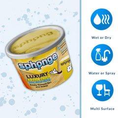 Sph2Onge Luxury Microfibre Yellow Tub Extra Thick Dirt Cleaner Remover