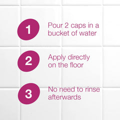 Cif Floor Cleaner Wild Orchid 950ml Fresh Flower Fragrance Shiny Clean