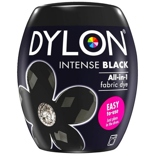 Dylon Machine Dye Pod Black Fabric Washing For Clothes 350G