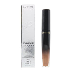Lancome L'absolu Lacquer #500 Gold For It Lipstick 8ml