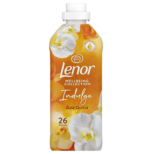 Lenor Fabric Conditioner Freshener Liquid Gold Orchid 26 Washes 858ml