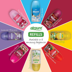 Airpure Air Freshener Refill Home Room Fragrance Spray Pure Heaven 250ml