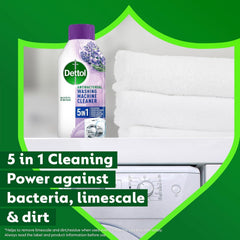 Dettol Washing Machine Cleaner Lavender Fresh Floral Scent Liquid 250ml