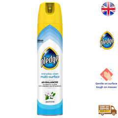 Pledge Multi Surface Cleaner Spray Jasmine For Granite Wood Marble 250ml