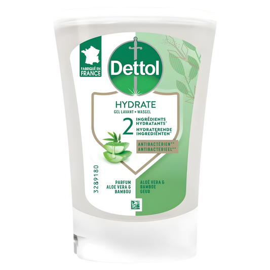 Dettol No-Touch Hand Wash Refill 250ml - Aloe Vera & Bamboo - Antibacterial Hand Soap