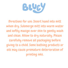 BLUEY BUNDLE | TOOTHPASTE, TOOTHBRUSH, WASH MITT (BLUE)