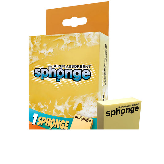 Sph2Onge Cleaning Sponge Non Drip Super Absorbent Surface Dirt Cleaner Yellow
