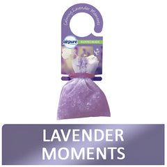 Airpure Scented Beads Air Freshener Drawer Wardrobe Car Calming Lavender Moments