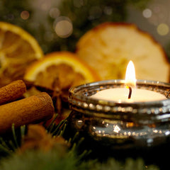 Pan Aroma Orange Spice Red Diffuser Oil & Candle Wax Special Occasions Gift Set