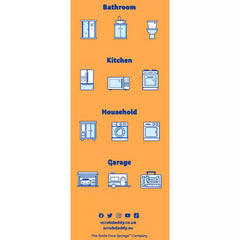 Scrub Daddy 8 Sponge Set Scratch Free Flex Texture Scrubber Odor Resistant