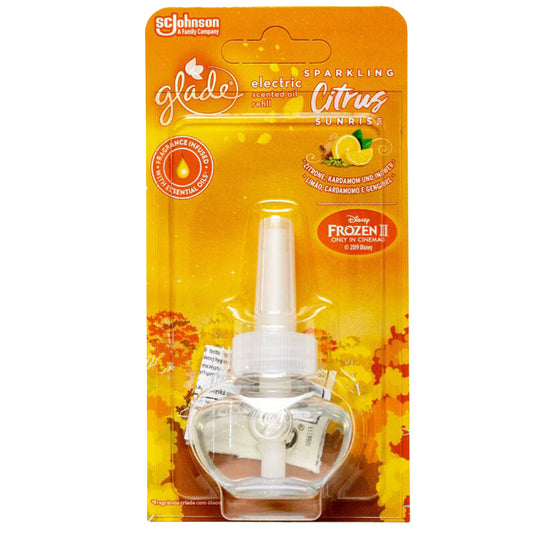 Glade Electric Plugin Sparkling Citrus Sunrise Scented Fragrance Refill 20ml