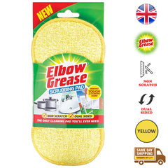 Elbow Grease Cleaning Scrubbing Pad Non Scratch Removes Tough Stains Stubborn