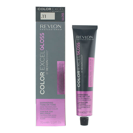 Revlon Color Excel Gloss .11 Silver Ash Hair Colour 70ml For Women