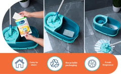 Dr Beckmann Magic Leaves Floor Multi Surface Cleaner Spring Fresh 20 Sheet