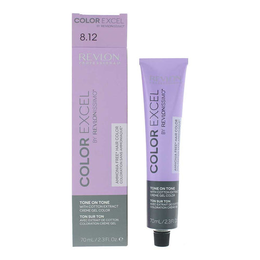 Revlon Color Excel 8.12 Light Ash Iridescent Blonde Hair Colour for Womens