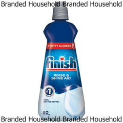 Finish Dishwasher Rinse & Shine Aid Liquid Glass Spot Cleaner Original 400ml