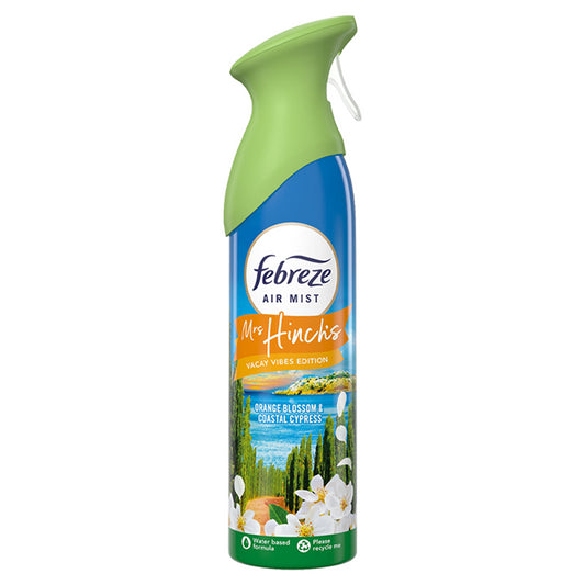 Febreze Air Mist Spray Mrs Hinchs Edition Orange Blossom & Coastal Cypress 185ml