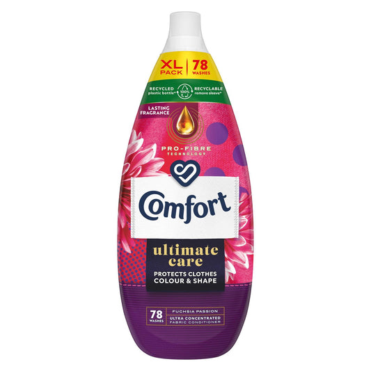 Comfort Fabric Conditioner Ultimate Care Fuchsia Passion 78 Washes 1178ml
