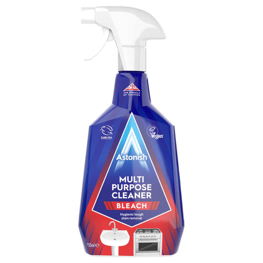 Astonish Multi Purpose Cleaner Bleach Spray 750ml For Kitchen Bathroom Cleaning