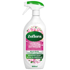 Zoflora Power Bathroom Soap Scum Remover Spray Sweet Freesia & Jasmine 800ml