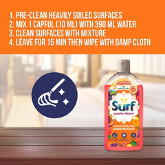Surf Passion Bloom Fragrance Concentrated Disinfectant With Natural Oils 240ml