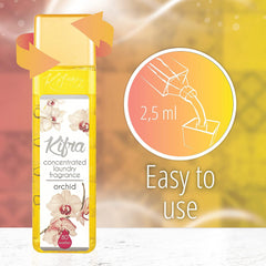 Kifra Orchid Concentrated Final Laundry Rinse Fragrance Gentle Cloth 80W 200ml