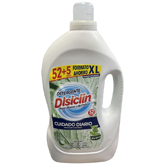 Disiclin Detergent Aloe Vera White Coloured Clothes 57 Washes 2.85L