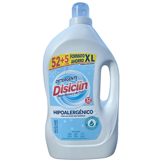 Disiclin Detergent Hipoalergenico White Coloured Clothes 57 Washes 2.85L