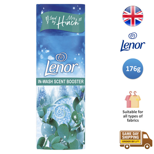 Lenor In Wash Scent Booster Beads Non-Stop Freshness Frosted Eucalyptus 176G