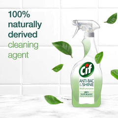 Cif Clean Boost Multipurpose Antibacterial Cleaning Spray 100% Natural 700ml