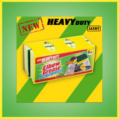 Elbow Grease Hand Grip Scourer Sponge Removes Kitchen Cleaning Tough Stain 6Pk