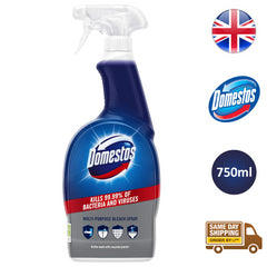 Domestos Multipurpose Bleach Spray Toilet Surface Cleaner Stain Remover 750ml