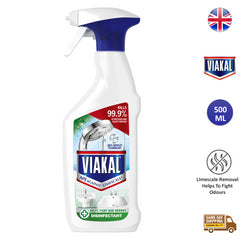 Viakal Disinfectant Spray Dirt Cleaner Remover Taps Sink Shower 500ml