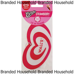 Walls Hanging Car Air Freshener Odor Neutralizer Fragrance Strawberry