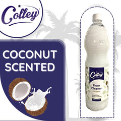 Colley Concentrated Surface Floor Cleaner Liquid Dirt Remover Coconut Scent 1.5L