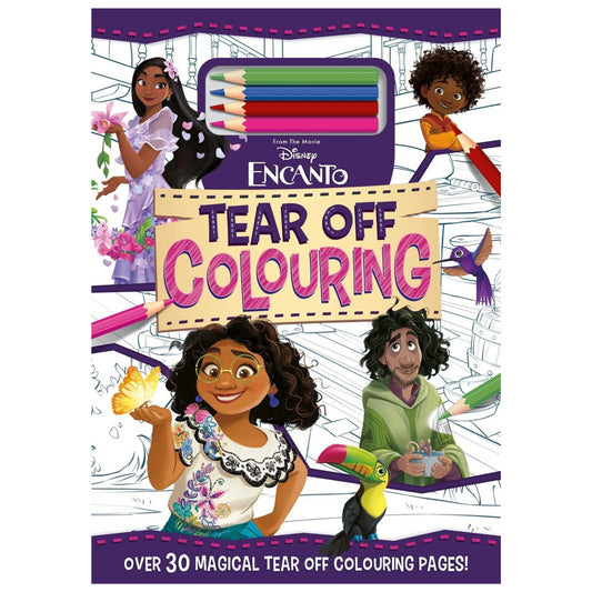 Disney Encanto Tear Off Colouring Book Favourite Characters For Kids Boys Girls