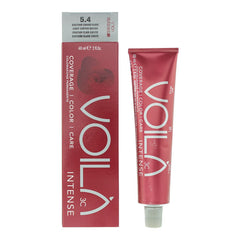 Intercosmo Voila� 3C Intense 5.4 Light Copper Brown Hair Colour 60ml For Women