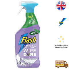 Flash Spray Wipe Done All Purpose Glass Surface Cleaner Lavender Rosemary 800ml